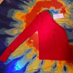 Red one arm top